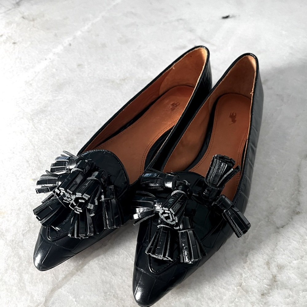 Ralph Lauren Polo LEATHER ballet flats